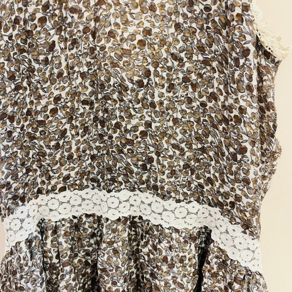 Printed bohemian lace dress - Picture 6 of 11